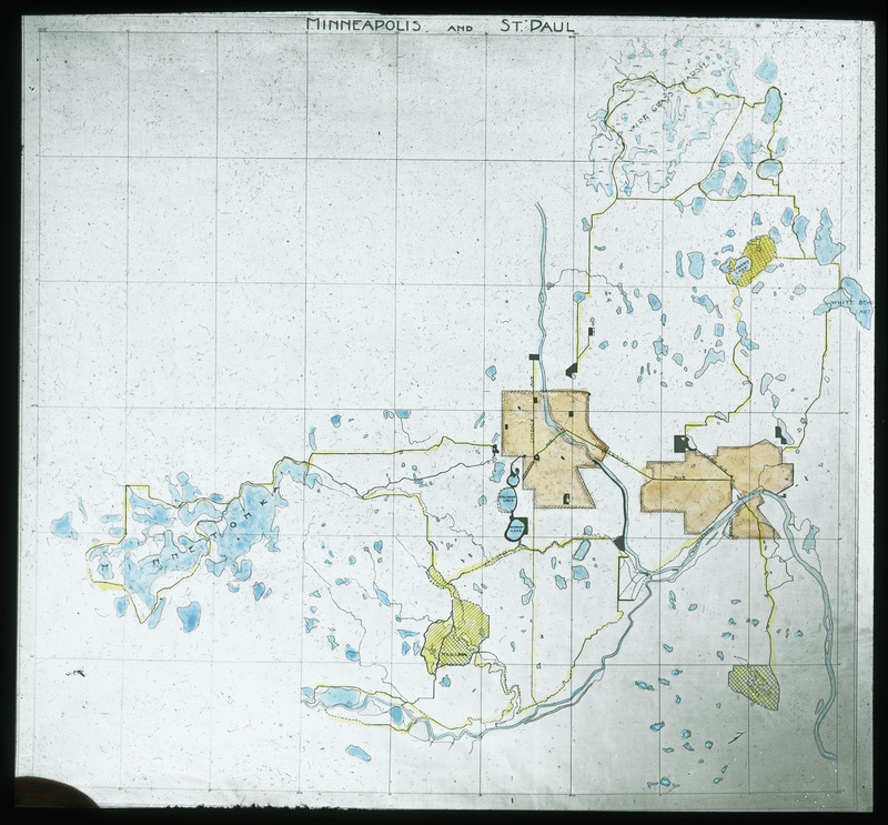 Metropolitan Park scheme for St. Paul and Minneapolis, Minnesota.