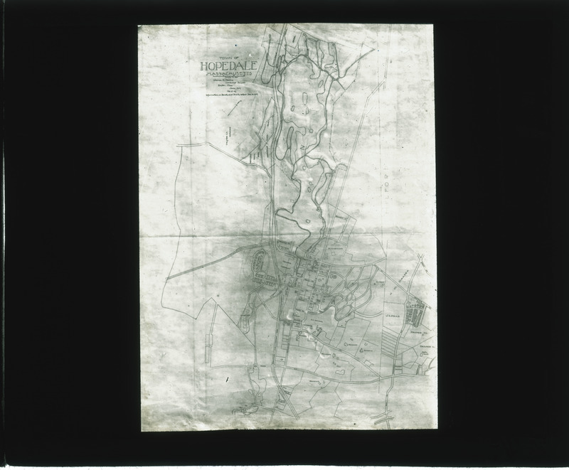 Map of Hopedale, Massachusetts.