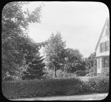 J. Woodward Manning house, planted to give depth effect.