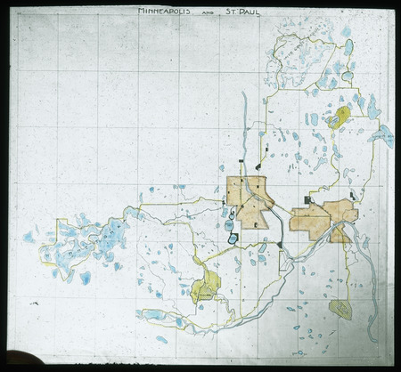 Metropolitan Park scheme for St. Paul and Minneapolis, Minnesota.