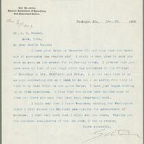 George W. Carver letter to L. H. Pammel, December 30, 1902
