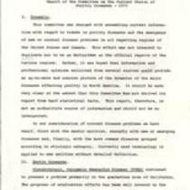 American Association of Avian Pathologists Report of the Committee on the Current Status of Poultry Diseases, 1973