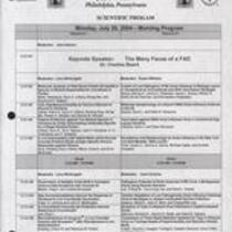 AAAP scientific program list, July 24-28, 2004