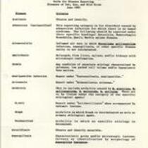 American Association of Avian Pathologists Guide for Disease Reporting Diseases of Pet, Zoo, and Wild Birds, June 1985