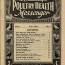 Dr. Salsbury's Poultry Health Messenger, July 1931