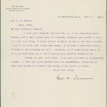 George W. Carver letter to L. H. Pammel, December 2, 1901