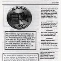 AAAP Summer Newsletter, June 1997