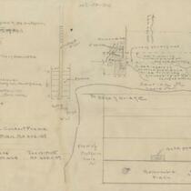 Sketches, details of gate, and contact frame to accompany Bridge Plan no. 602-48 (602-49-2xx)