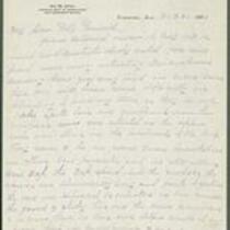 George W. Carver letter to L. H. Pammel, August 28, 1899