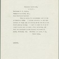 L. H. Pammel letter to George W. Carver, December 13, 1919