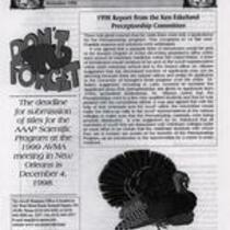 AAAP Fall Newsletter, November 1998