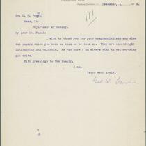 George W. Carver letter to L. H. Pammel, December 1, 1908