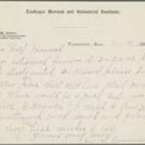 George W. Carver letter to L. H. Pammel, March 4, 1899