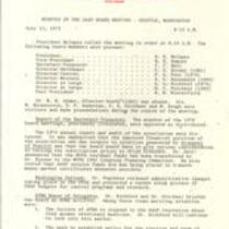 Minutes of the July 22, 1979 American Association of Avian Pathologists Board Meeting