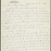 George W. Carver letter to L. H. Pammel, August 2, 1899
